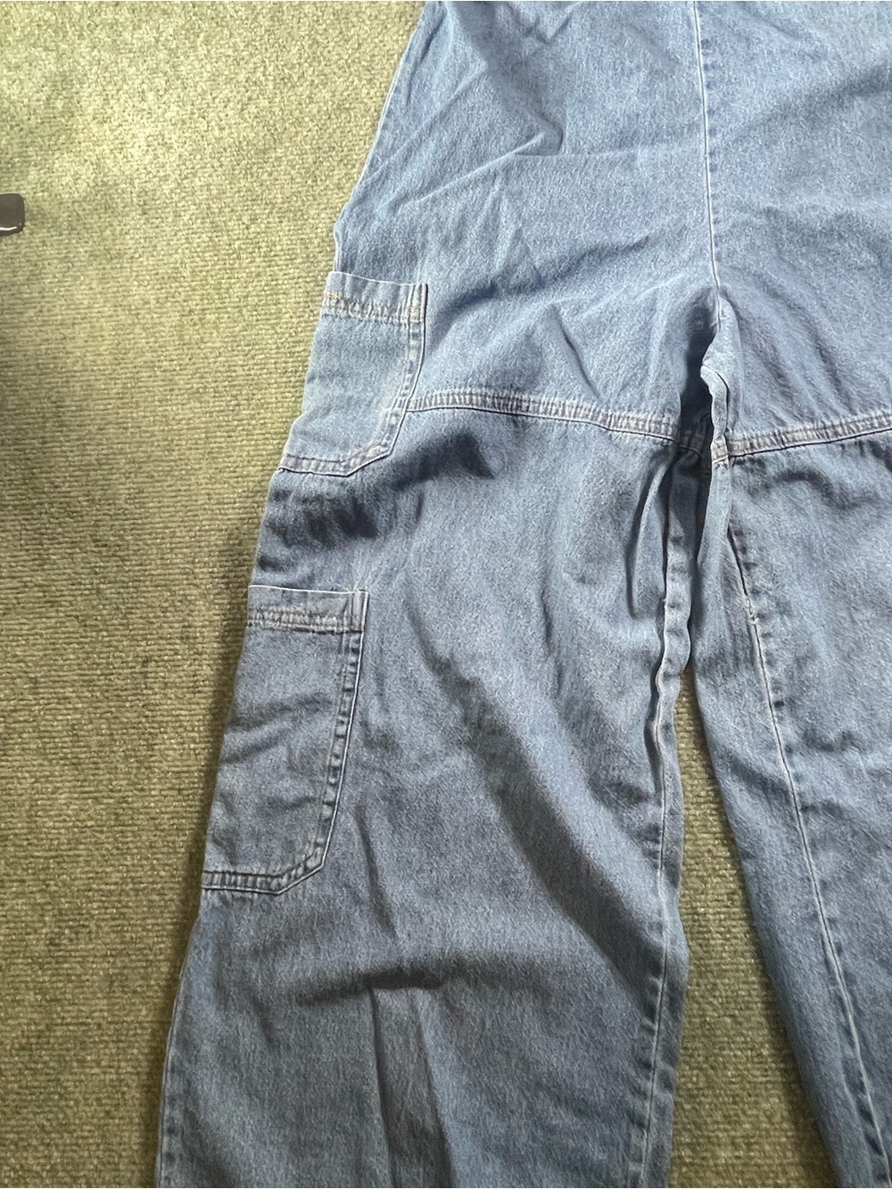 lilt Light Blue Denim‎ jumpsuit  XL(14/16) - Picture 4 of 13
